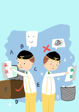 英語(yǔ)和數(shù)學(xué)的選擇