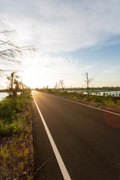 茅尾海红树林自然保护区海上公路