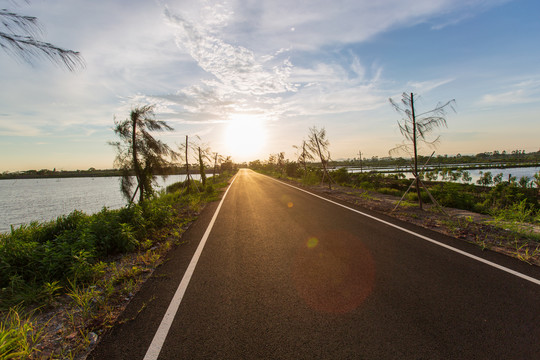 茅尾海红树林自然保护区海上公路