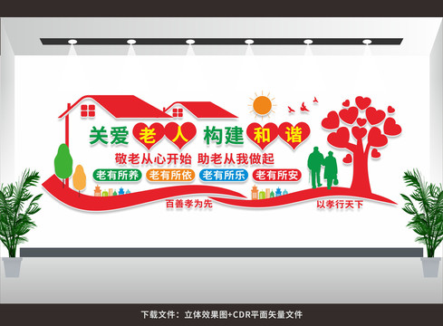 養(yǎng)老院文化墻