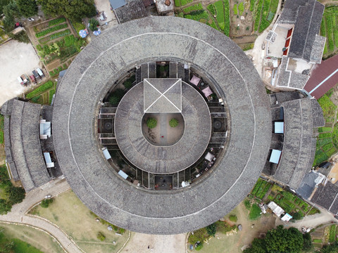 福建龙岩永定土楼