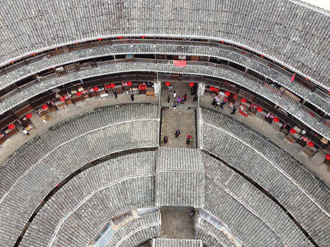 福建龙岩永定土楼