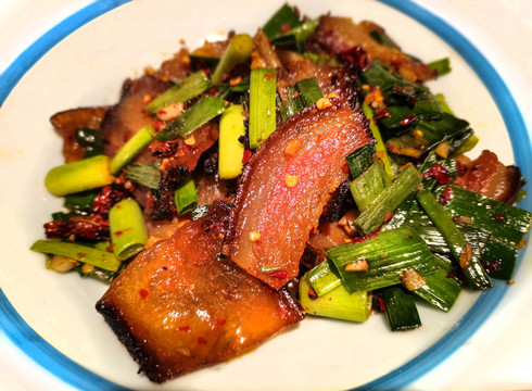 蒜苗炒臘肉
