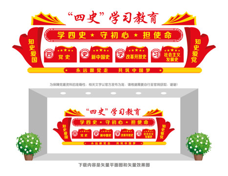 四史學(xué)習(xí)教育展板