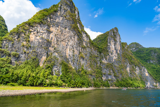 广西桂林山水漓江风光