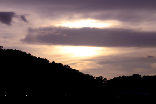 夕阳落日天空