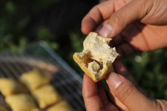 美食手撕豆腐大方臭豆腐