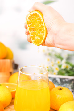手渣爱媛橙汁