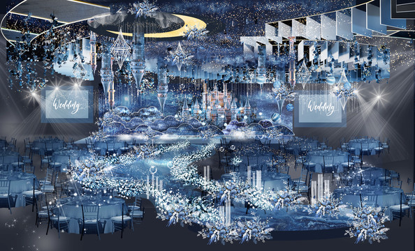 星空城堡婚禮效果圖