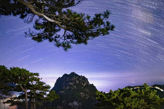 黄山星空