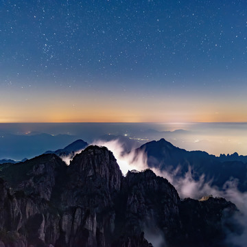 黄山星空