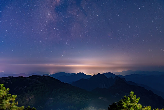 黄山星空