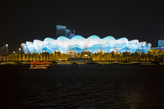 奧體中心夜景