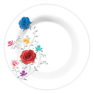 餐具花面設(shè)計