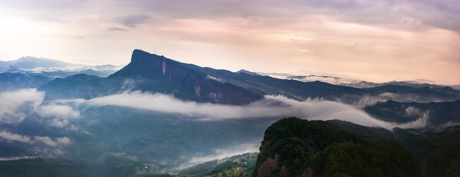 剑门关全景图