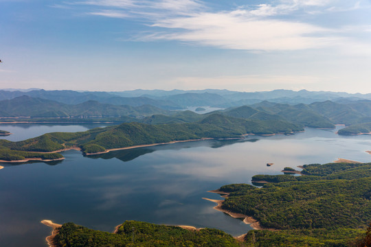 辽宁桓仁五女山桓龙湖山水风光