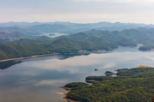 辽宁桓仁五女山桓龙湖山水风光