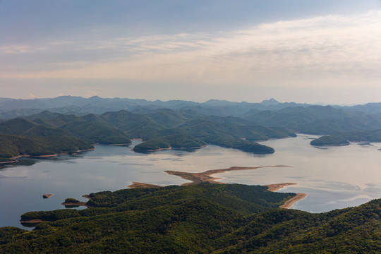 辽宁桓仁五女山桓龙湖山水风光