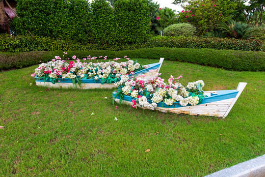 钦州滨海浴场海红树湾花船