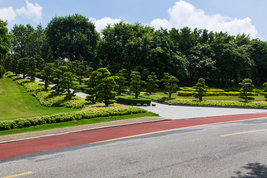 广西南宁青秀山景区园林风光