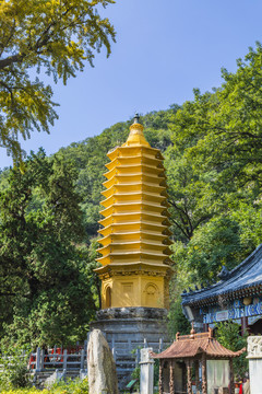 中国天津蓟县盘山风景区风光