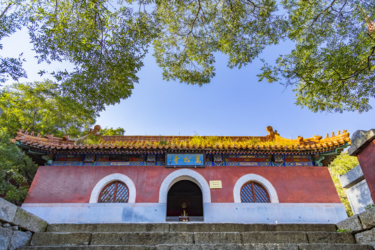 中国天津蓟县盘山风景区风光