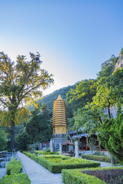 中国天津蓟县盘山风景区风光