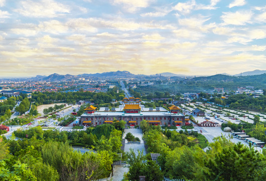 中国天津蓟县盘山风景区风光