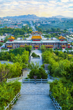 中国天津蓟县盘山风景区风光