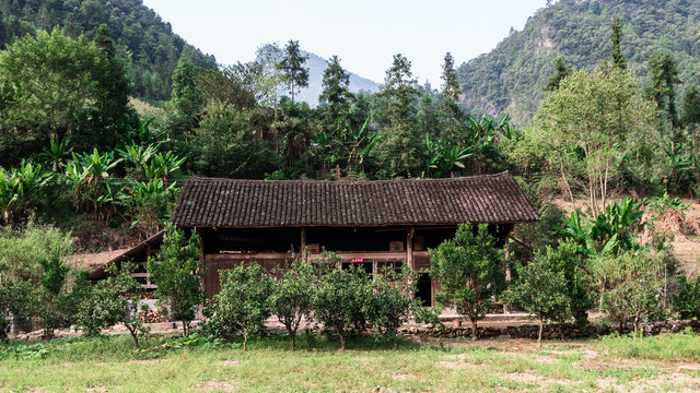 土家木板房