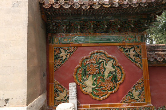 故宫紫禁城北京丹顶鹤故宫影壁