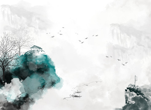 水墨山水