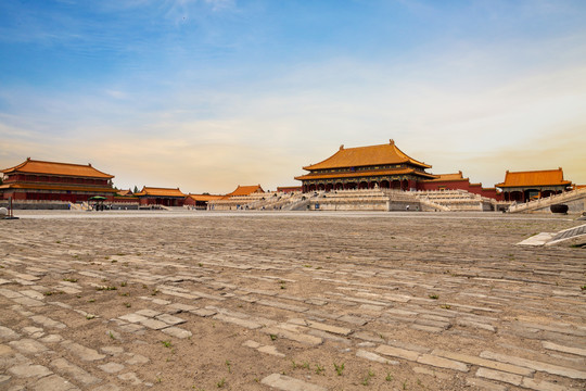 北京故宫太和殿广场