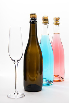 時尚彩色果味氣泡酒香檳酒