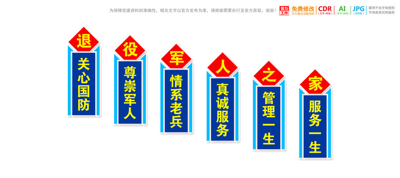 樓梯樓道退役服務(wù)展板