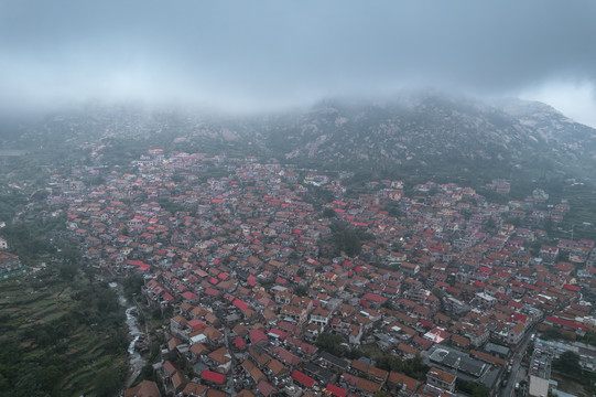 青岛青山渔村风光