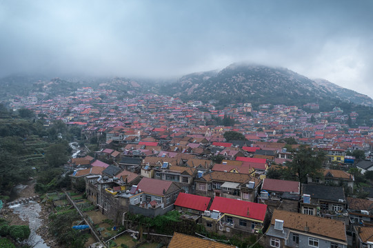 青岛青山渔村风光