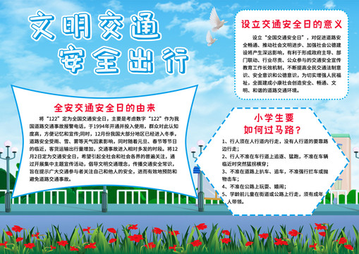 交通安全手抄報(bào)