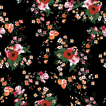 花朵印花圖