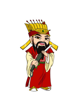 八仙曹國舅手繪插畫國潮