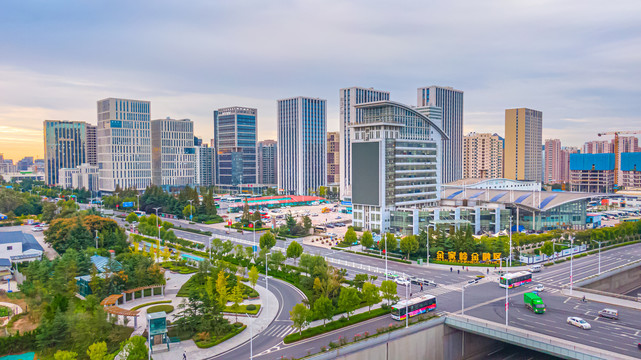 青岛市崂山区城市风光