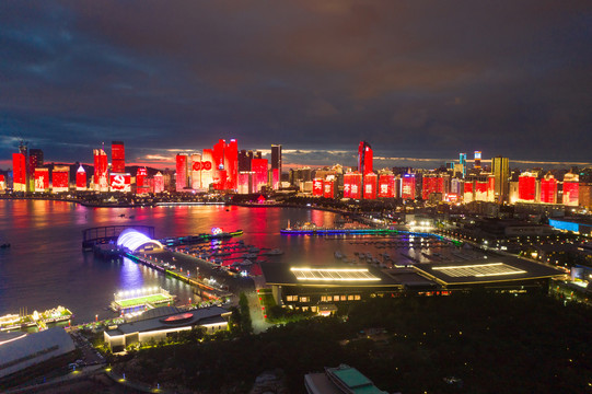 青岛城市夜景