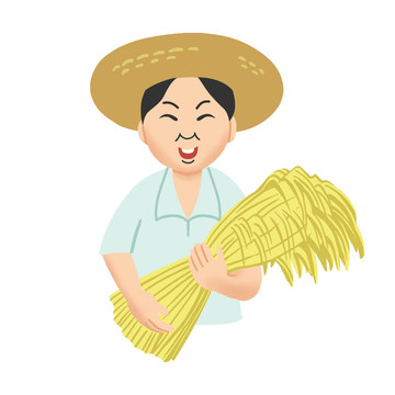 水稻农民
