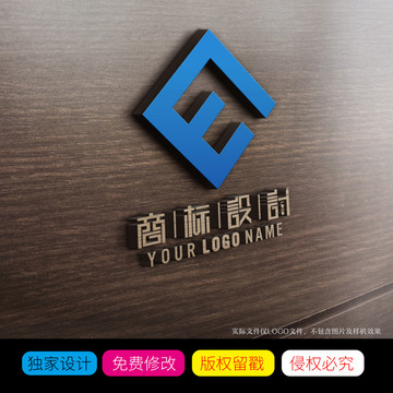 EF字母标志LOGO