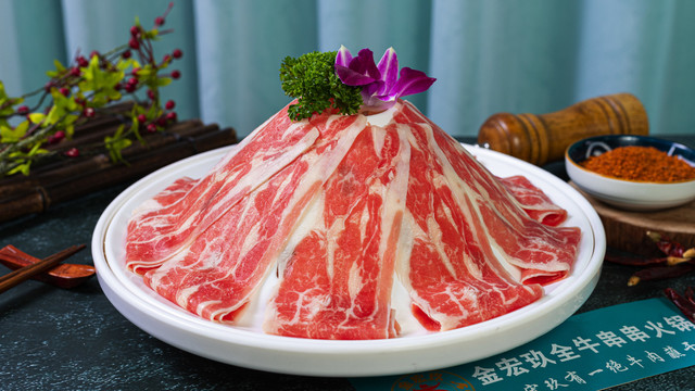 雪花牛肉