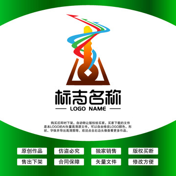 金融LOGO財富鑰匙標志