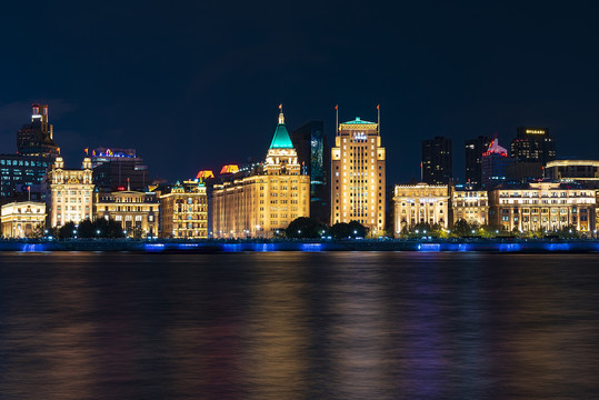 外滩建筑夜景