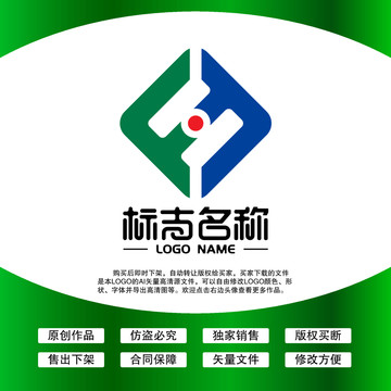 F字母LOGO科技標志