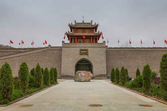 红军会宁会师旧址会师门