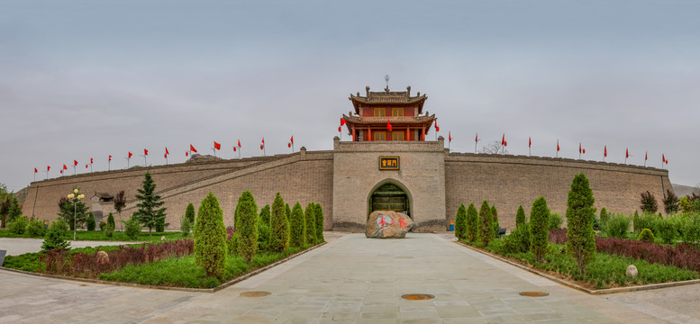 红军会宁会师旧址会师门